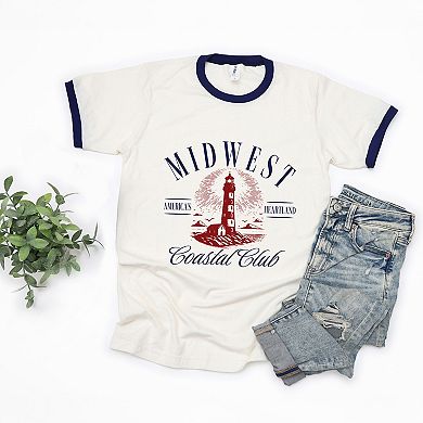 Midwest Coastal Club - Womens Ringer Tee