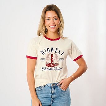 Midwest Coastal Club - Womens Ringer Tee