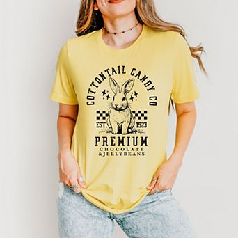 Simply Sage Market Cottontail Candy Premium Chocolate Short Sleeve Tee