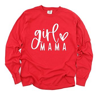 Simply Sage Market Girl Mama Heart Garment Dyed Long Sleeve