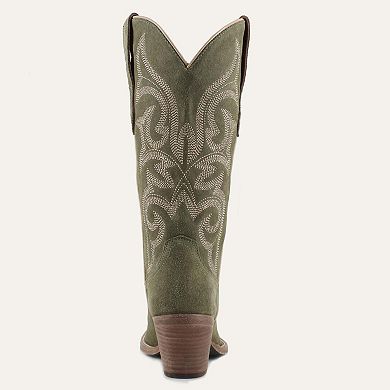 Tessa Leather Cowgirl Boots - Stylish Western Footwear & Comfort By Buck & Brana