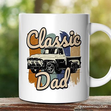 Classic Dad Mug, Retro Truck Gift for Fathers