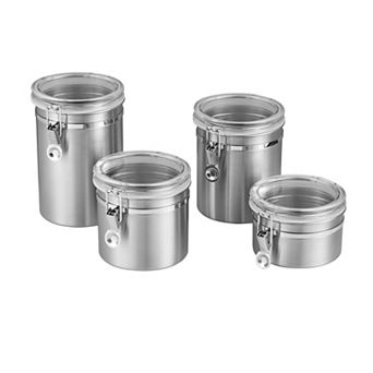 Stainless Steel Containers Set of 4 for Kitchen