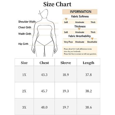 Plus Size 3/4 Sleeve High Low Top for Curvy Women Crew Neck Asymmetrical Hem Blouse Tunic Shirt