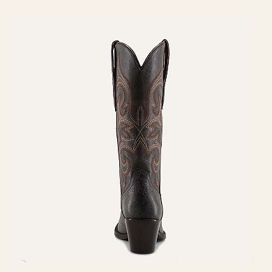 Tessa Fine Leather Cowgirl Boots - Stylish Western Footwear & Comfort By Buck & Brana