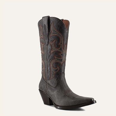 Tessa Fine Leather Cowgirl Boots - Stylish Western Footwear & Comfort By Buck & Brana