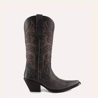 Tessa Fine Leather Cowgirl Boots - Stylish Western Footwear & Comfort By Buck & Brana