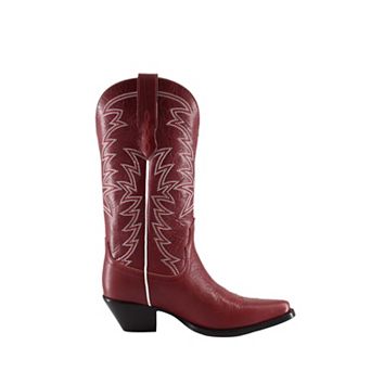 Isabella Leather Cowgirl Boots - Stylish Western Footwear & Comfort By Buck & Brana