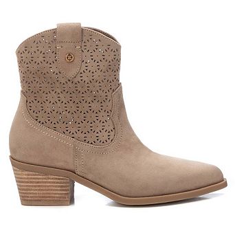 Women's Suede Ankle Booties By XTI 143885
