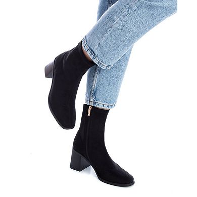 Women's Suede Ankle Booties By XTI 141828