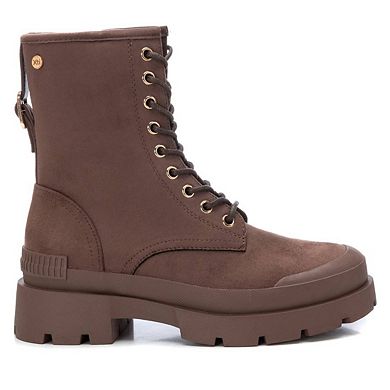Women's Suede Lace-Up Booties By XTI 142025