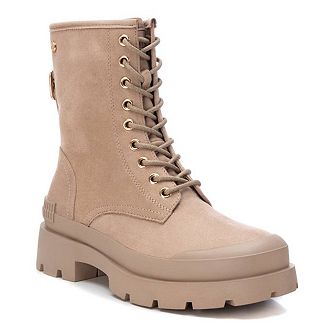 Women's Suede Lace-Up Booties By XTI 142025