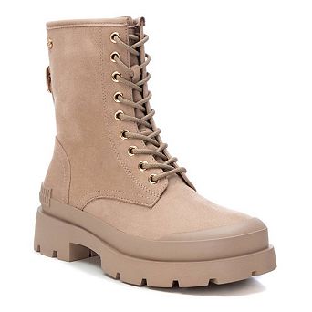 Women's Suede Lace-Up Booties By XTI 142025