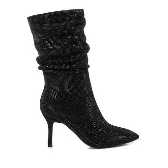Women's Suede Stiletto Boots By XTI 143023