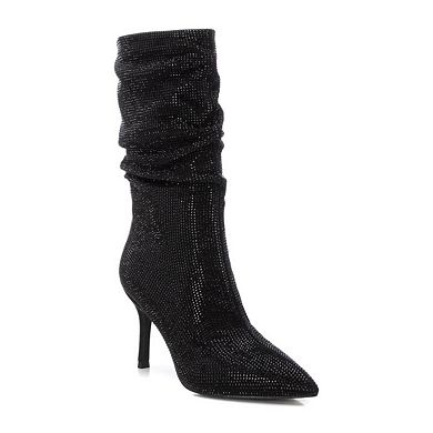 Women's Suede Stiletto Boots By XTI 143023