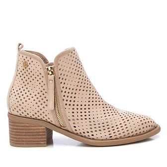 Xti Women's Italian Western Booties With side Zipper 143961