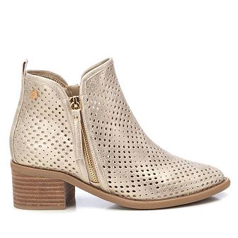 Xti Women's Italian Western Booties With side Zipper 143961