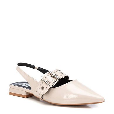 Xti Women's Wide Bucke Flats 144023