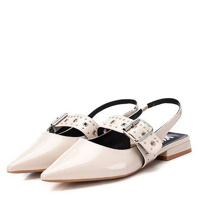 Xti Women's Wide Bucke Flats 144023