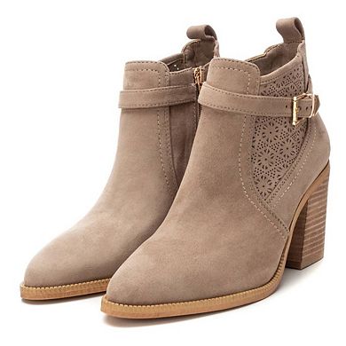 Women's Suede Ankle Booties By XTI 143883