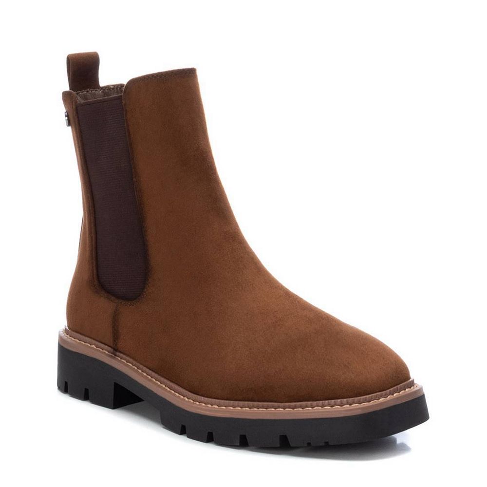 Suede Belted Booties