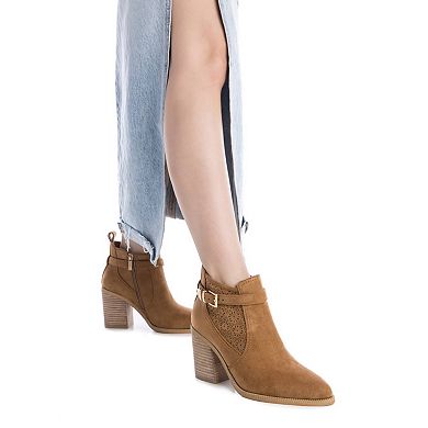 Women's Suede Ankle Booties By XTI 143883