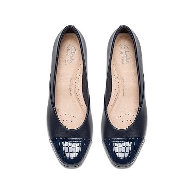 Clarks® Juliet Rise Women's Leather Slip-On Casual Shoes