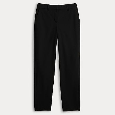 Women's Nine West Crepe Clean Front Straight Trousers