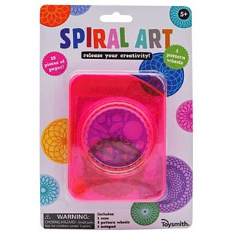 Toysmith Spiral Art Craft Kit with 3 Pattern Wheels & 20 Sheets of Paper