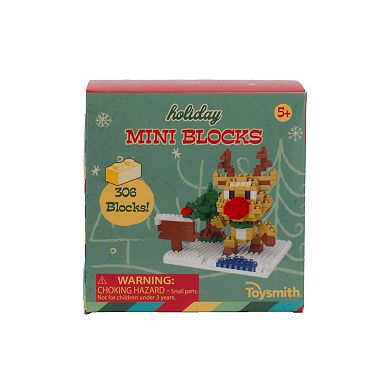 Toysmith Holiday Mini Blocks Building Set (314 Blocks)