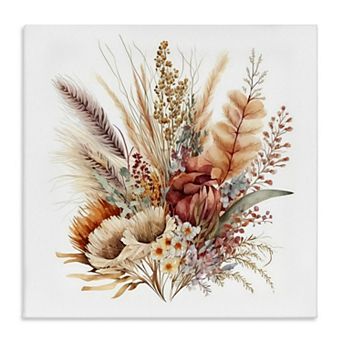 Stupell Home Decor Fall Flowers Canvas Wall Art