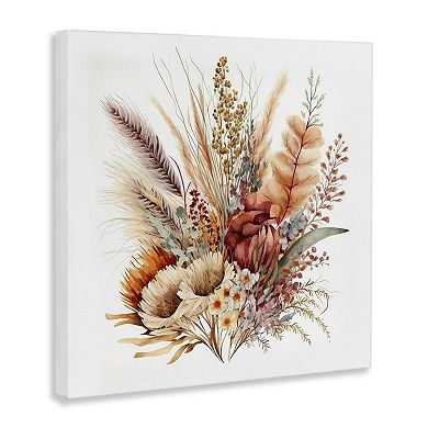 Stupell Home Decor Fall Flowers Canvas Wall Art