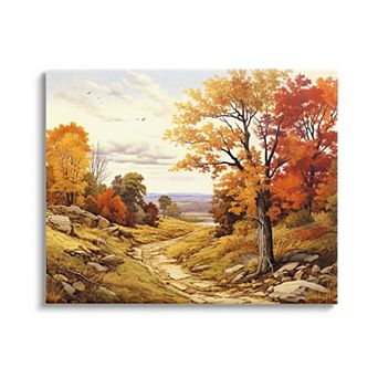 Stupell Home Decor Classic Fall Foliage Canvas Wall Art