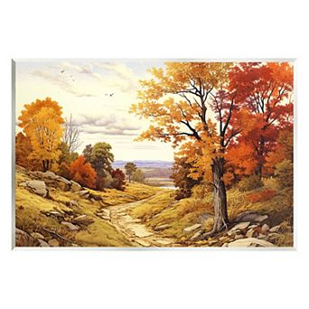 Stupell Home Decor Classic Fall Foliage Plaque Wall Art