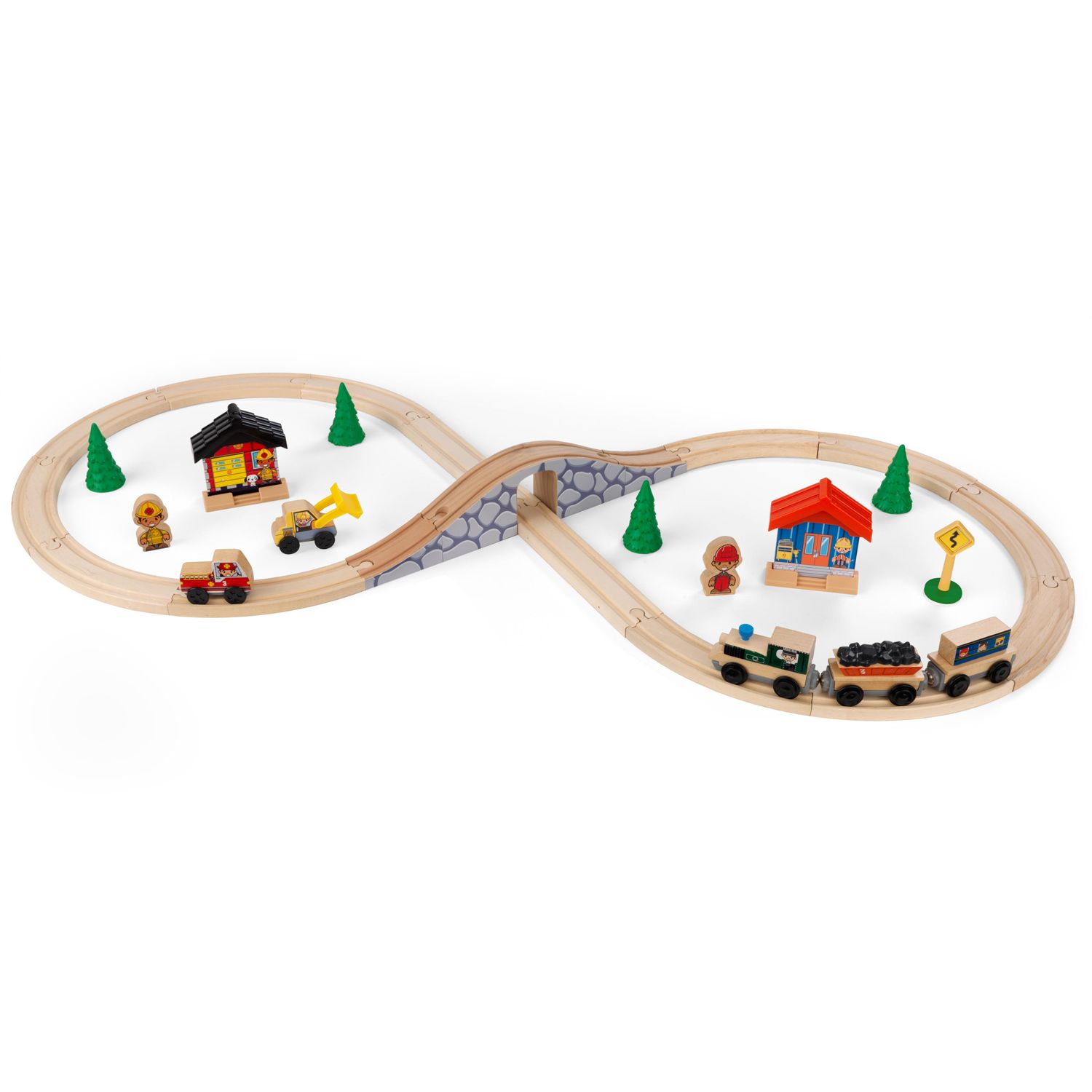 kidkraft railway express train set & table