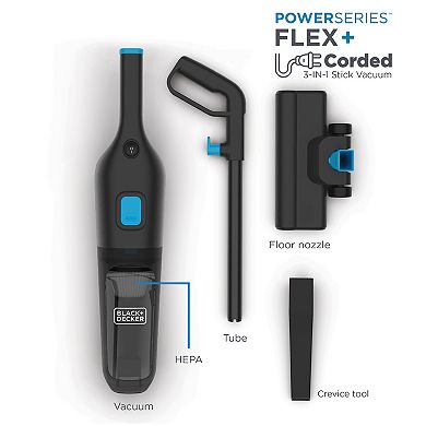 BLACK+DECKER™ PowerSeries Flex 3-in-1 Multi-Surface Vacuum (BDSV53)