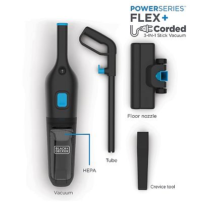 BLACK+DECKER™ PowerSeries Flex 3-in-1 Multi-Surface Vacuum (BDSV53)