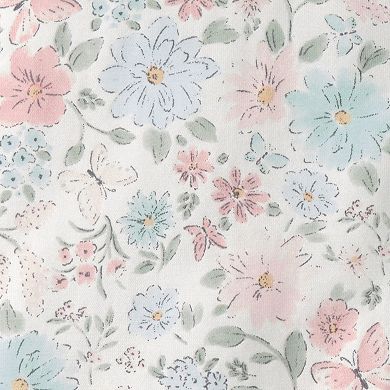 Toddler Girl Carter's Butterfly Garden 2-Way Zip Wearable Blanket