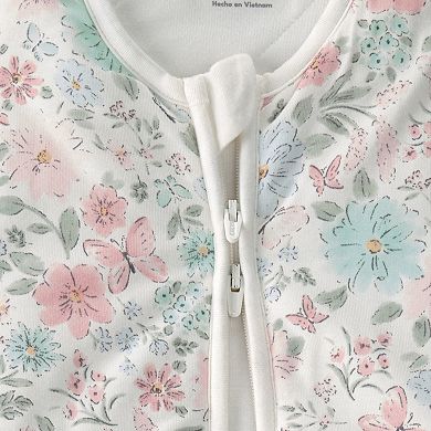 Toddler Girl Carter's Butterfly Garden 2-Way Zip Wearable Blanket