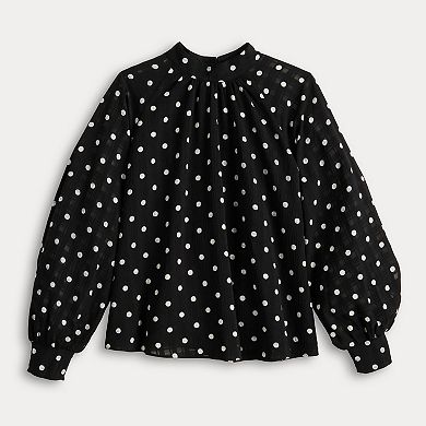 Women's Nine West Mockneck Blouse