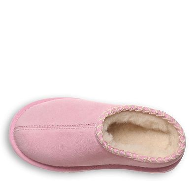 Bearpaw Tabitha Kids Suede Slip-On Slippers