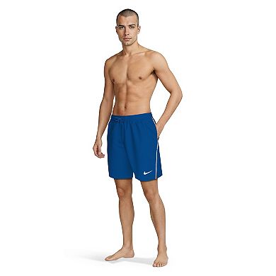 Men's Nike Essential Swim Contend Brief-Lined Volley Shorts