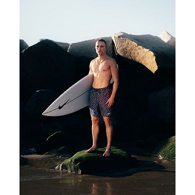 Men's Nike Swoosh Link 7-Inch Brief-Lined Swim Shorts