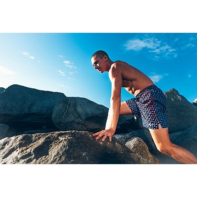 Men's Nike Swoosh Link 7-Inch Brief-Lined Swim Shorts