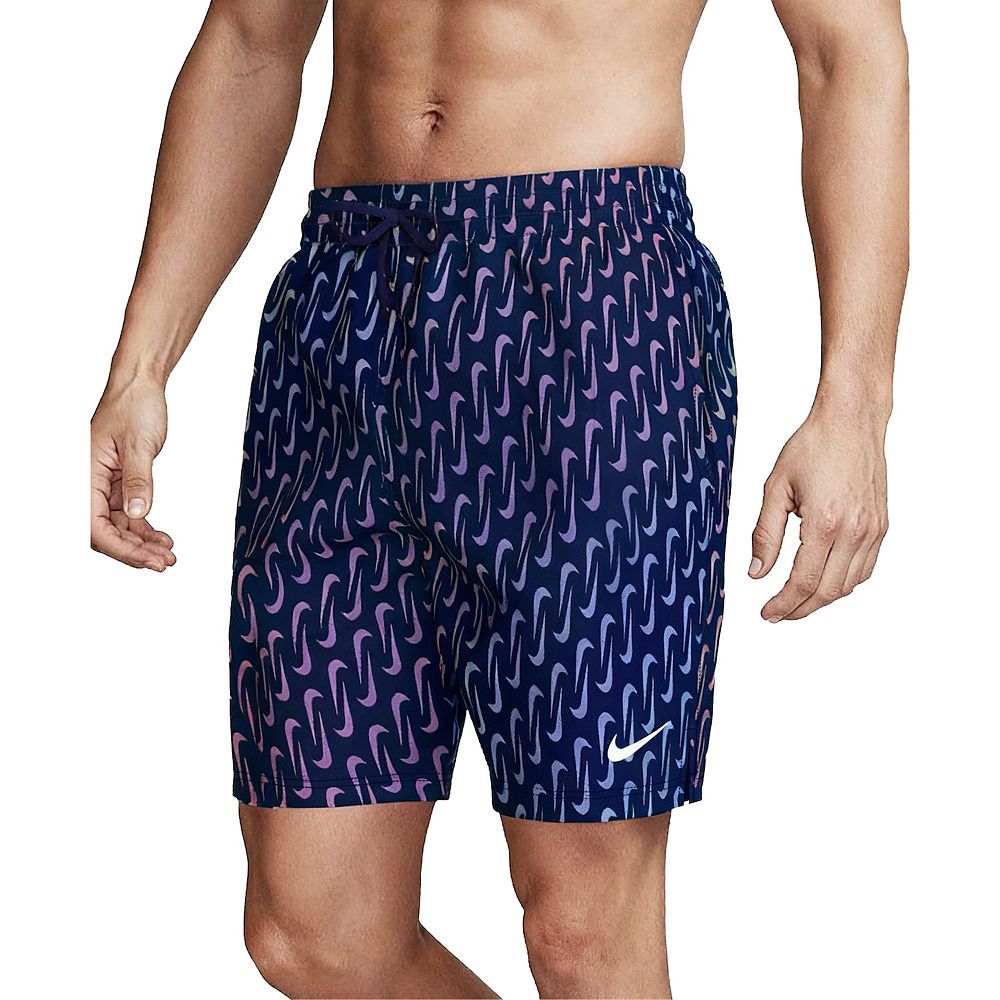 Men's Nike Swoosh Link 7-inch Brief-Lined Swim Shorts