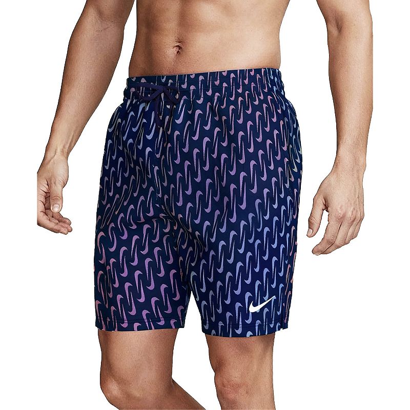 Men's Nike Swoosh Link 7-inch Brief-Lined Swim Shorts