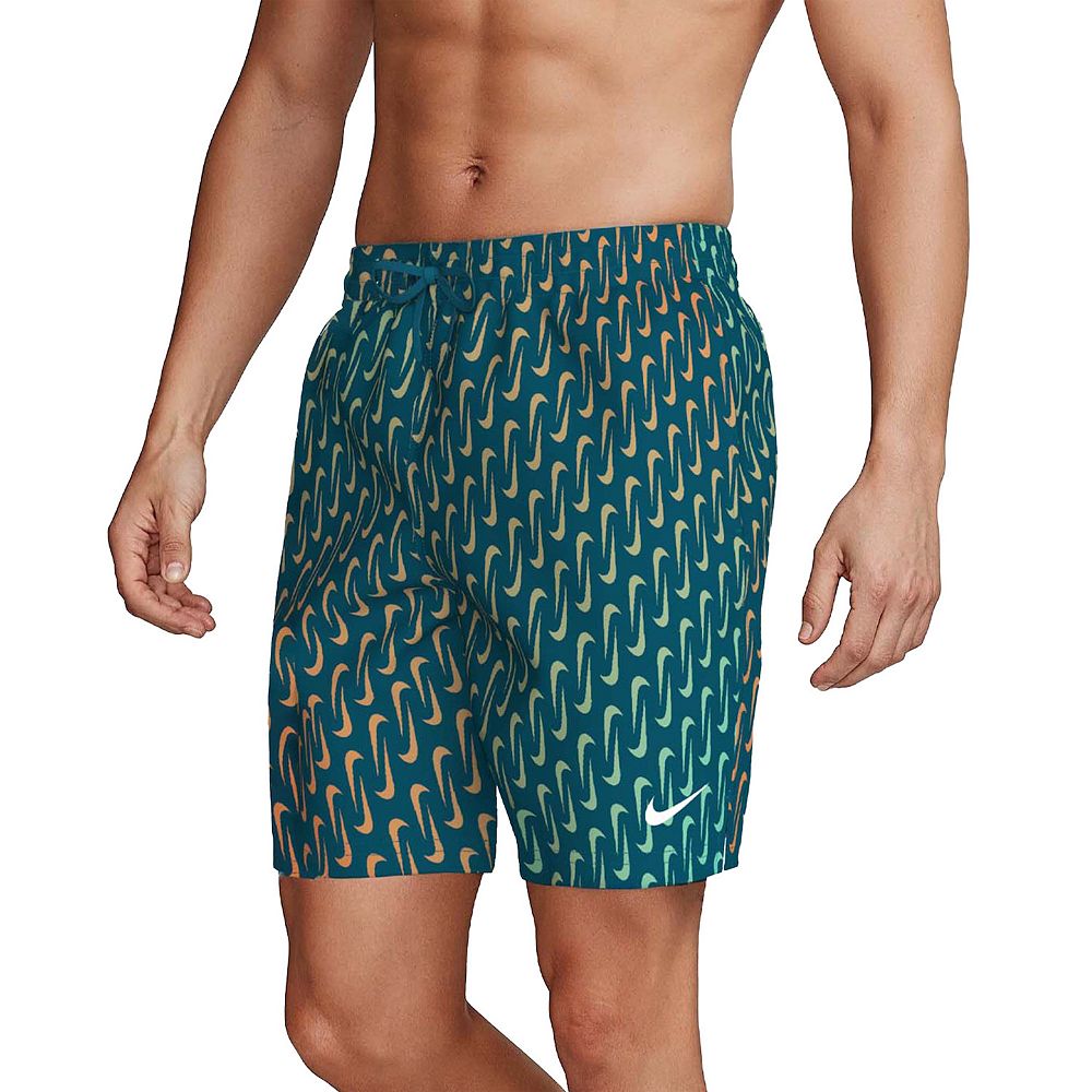 Men's Nike Swoosh Link 7-inch Brief-Lined Swim Shorts
