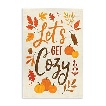 Stupell Home Decor Autumnal Leaf Sprigs Plaque Wall Art