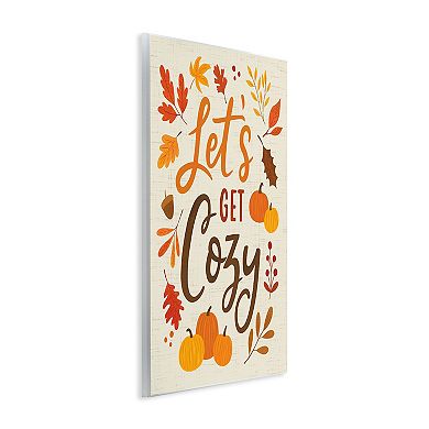 Stupell Home Decor Autumnal Leaf Sprigs Plaque Wall Art