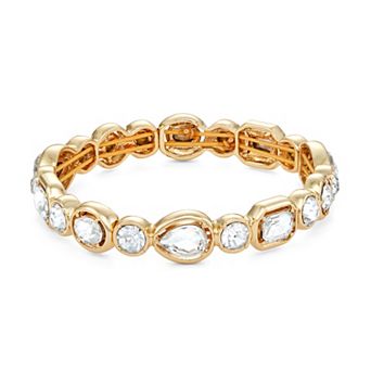 You're Invited Gold Tone Stretch Bracelet